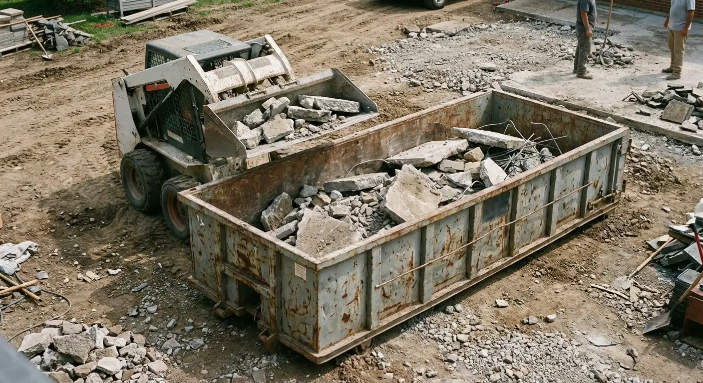 Heavy Concrete Patio Removal in Los Angeles, CA