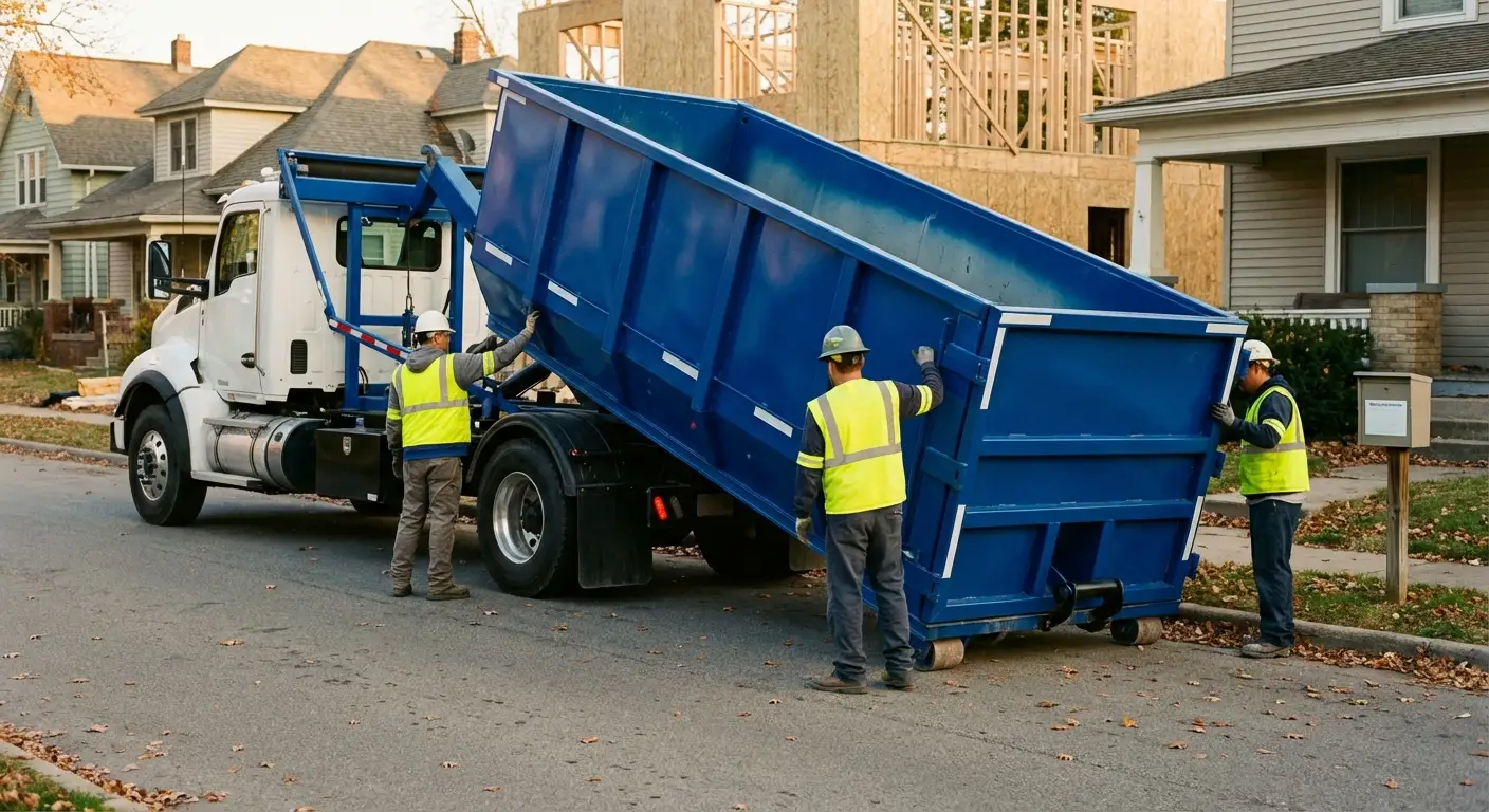 Construction dumpster delivery and waste management in Los Angeles