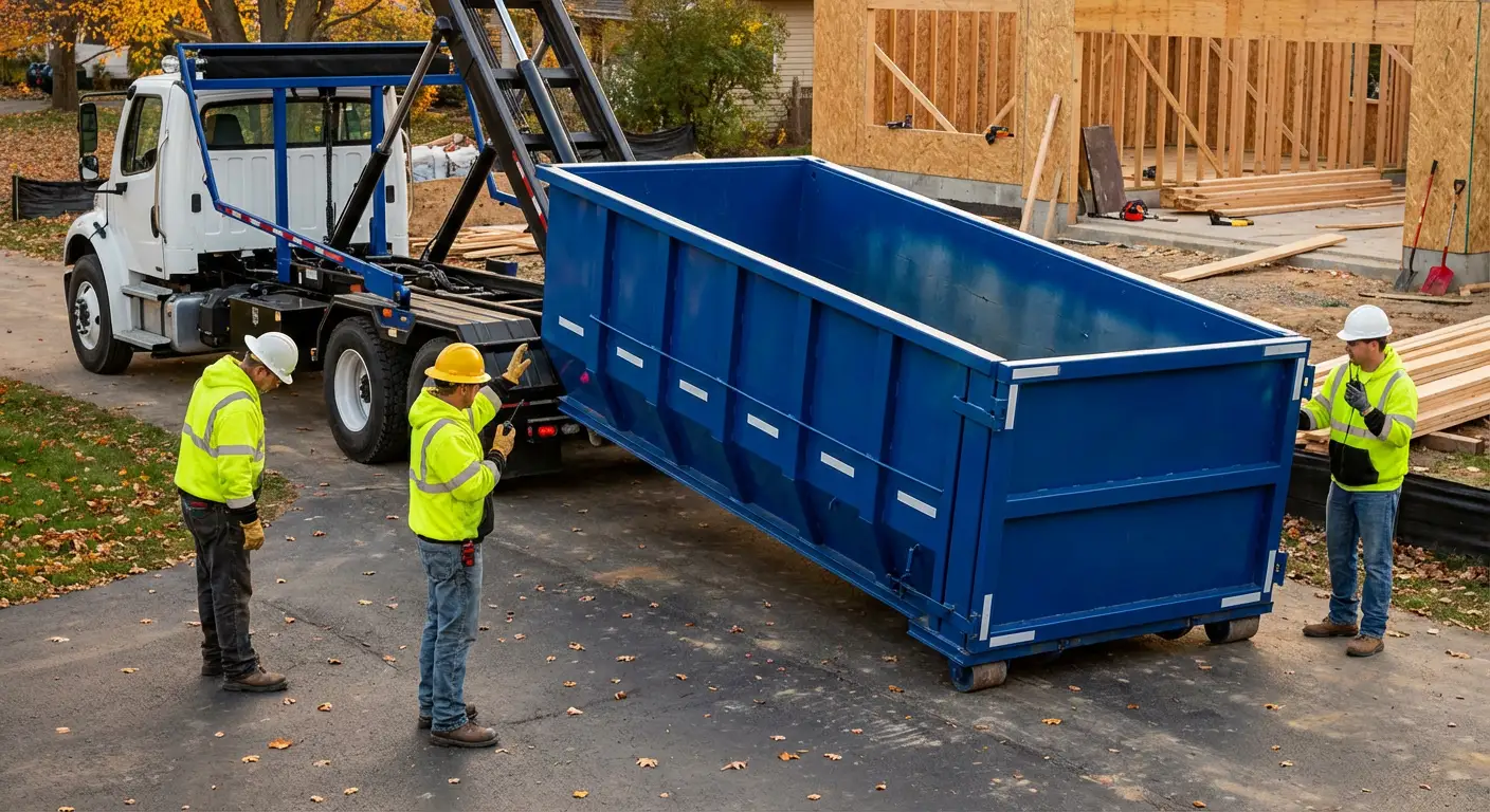 Construction dumpster delivery and waste management in Los Angeles, CA