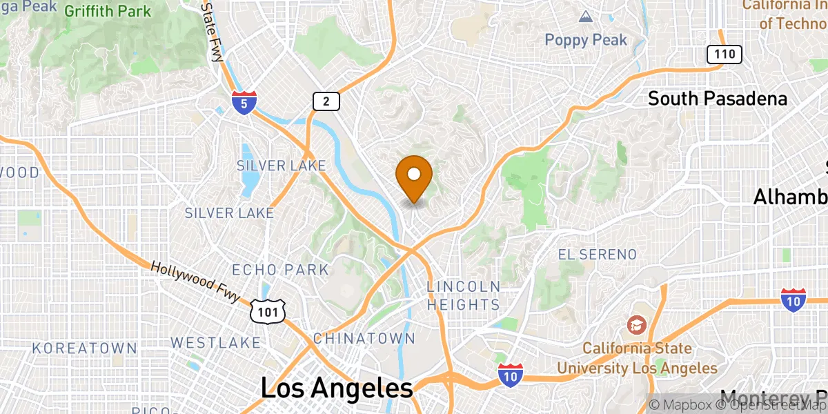  neighborhood map in Los Angeles, CA