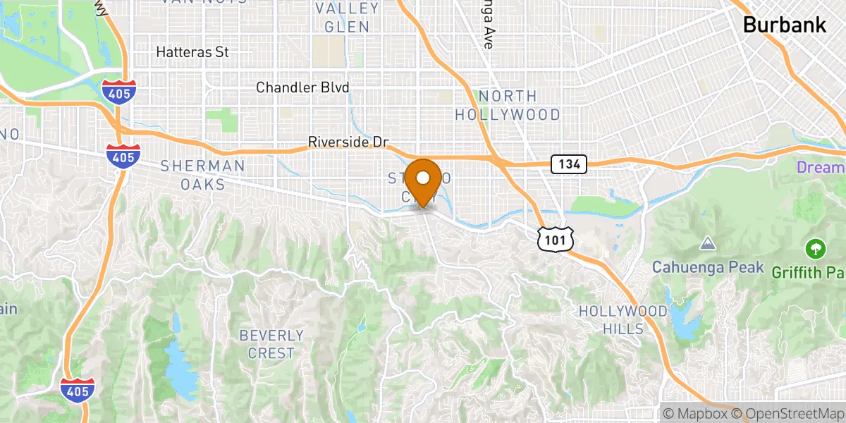 neighborhood map in Los Angeles, CA