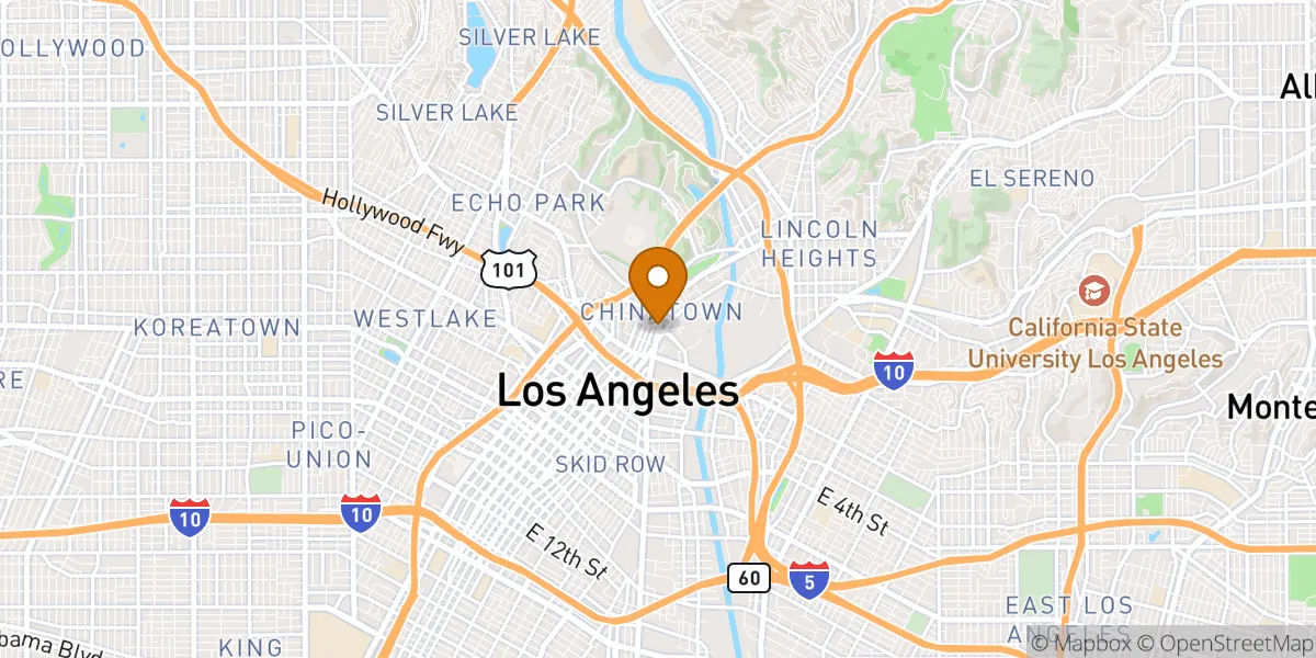  neighborhood map in Los Angeles, CA